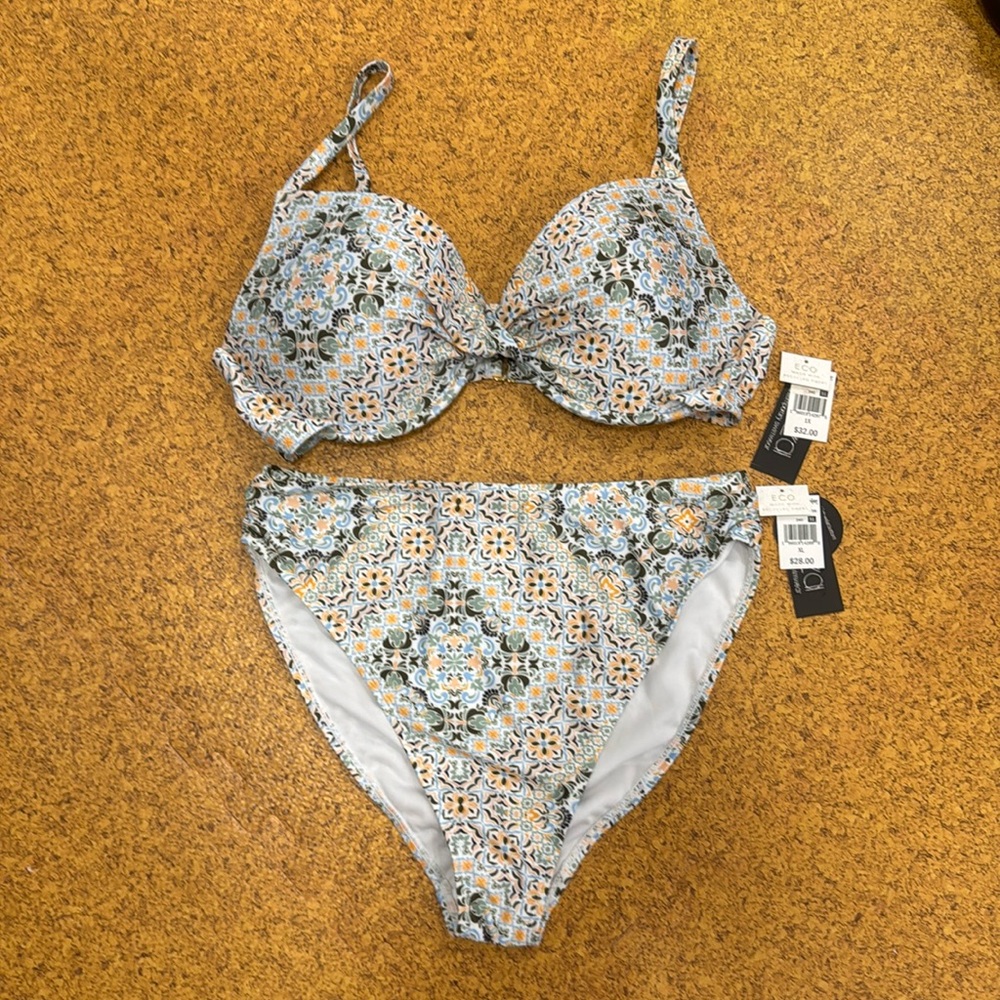 NWT Ibiza bikini - bra top with high waisted bottom
